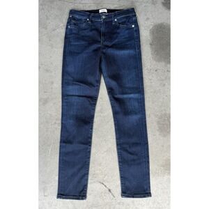 Women 28 Citizens of Humanity Rocket Ankle High Rise Skinny Jeans Denim Blue